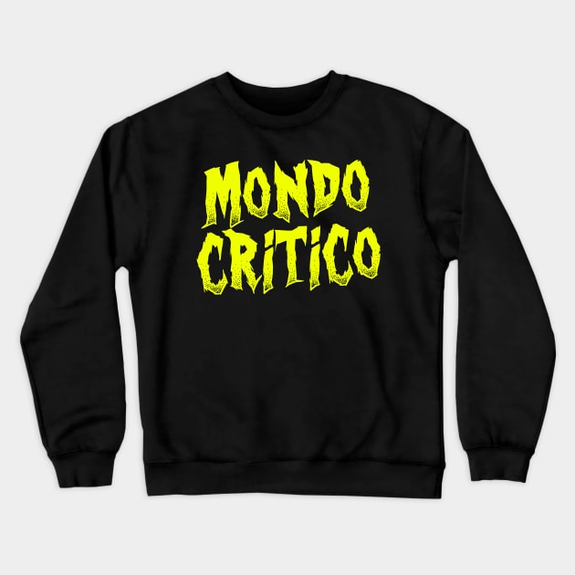 Mondo critico (Youtube channel's Logo) Crewneck Sweatshirt by Mondo critico